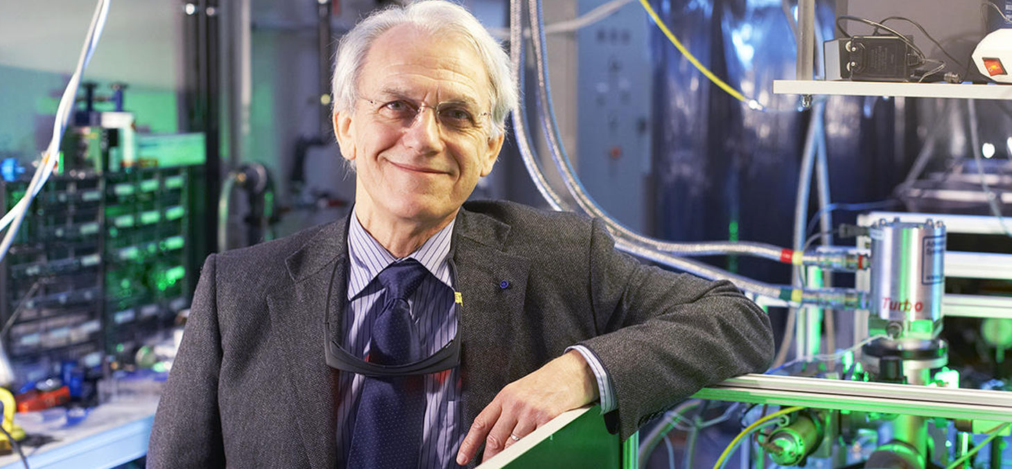 Gérard Mourou © Alexis Chezière / CNRS Photothèque